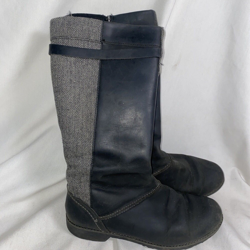 Eddie Bauer equestrian boots Trace Leather Riding Moto Waterproof women 11
